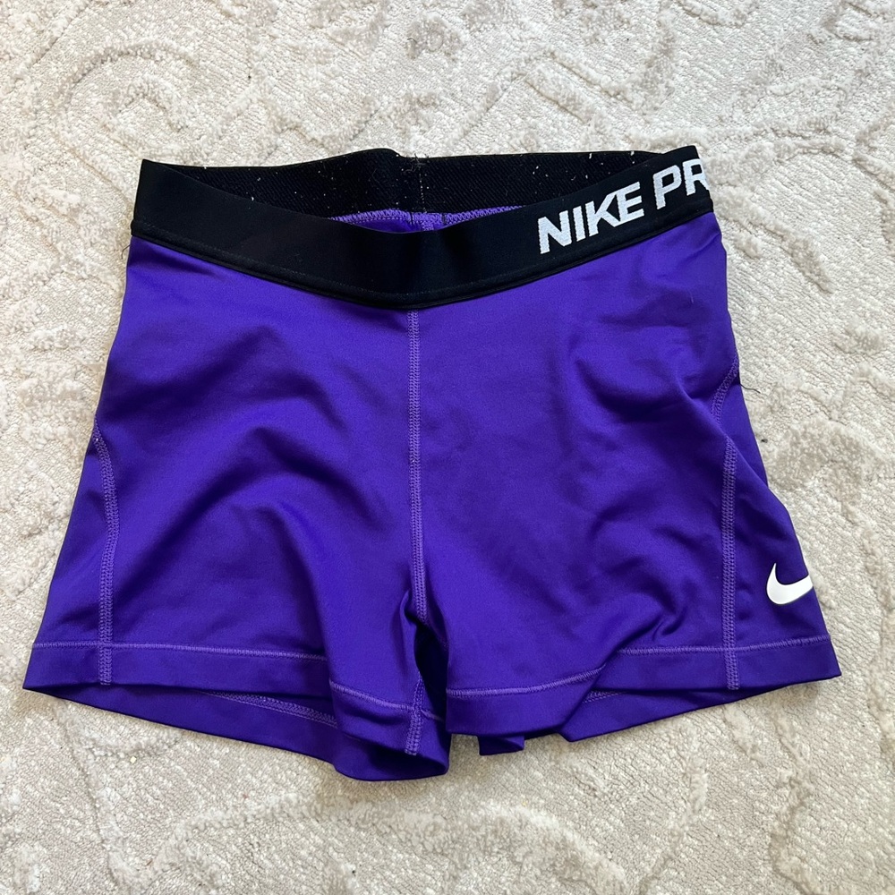 purple nike pros